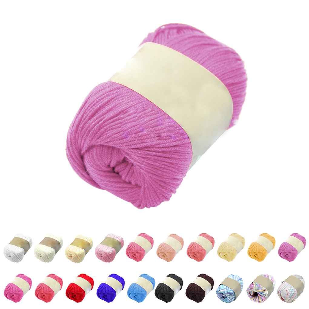 Распродажа 1 моток x 50 г DK Baby Cashmere Silk Wool Детская пряжа для ручного вязания крючком