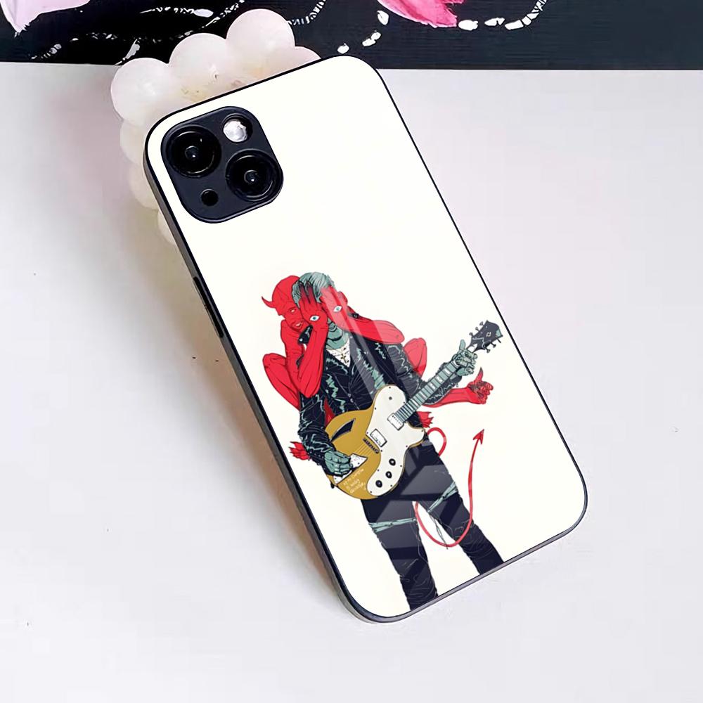 Queens Of The Stone Age Phone Case For IPhone 17 Pro Max 16 15 14 Pro Max 13 11 X Xs Xr 8 7Plus Glass Cover