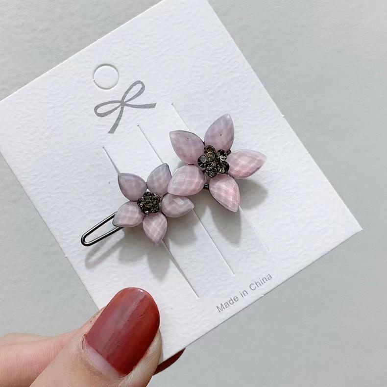 Элегантная заколка для волос из сплава 'Синяя звезда' - Минималистичный роскошный аксессуар