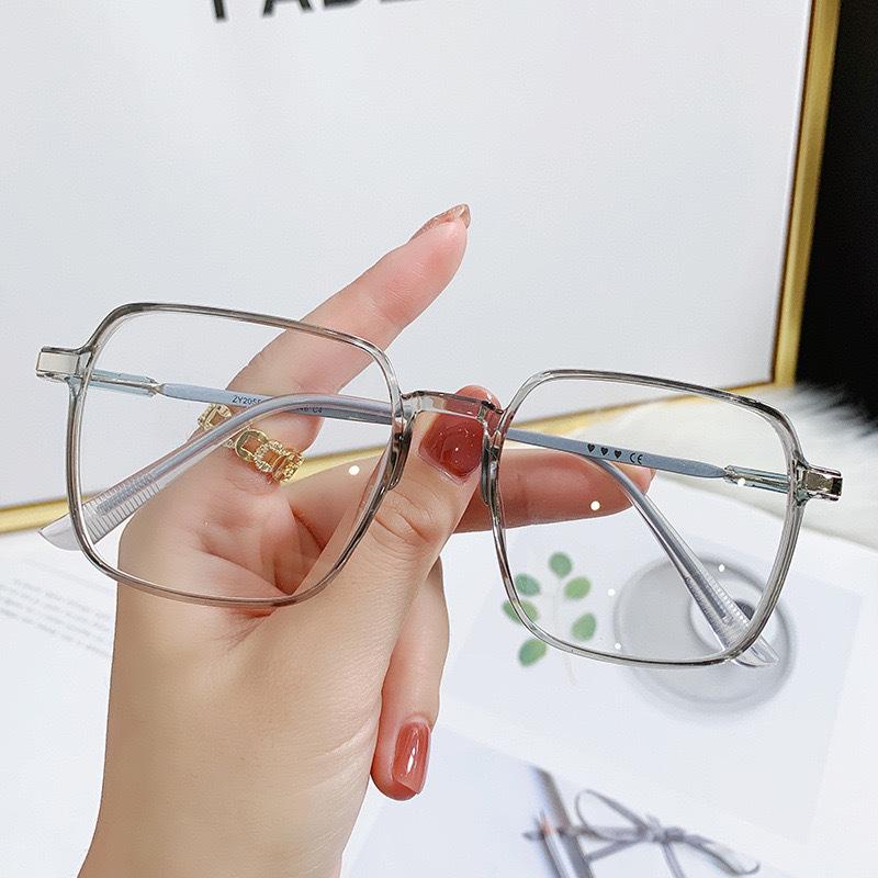 Очки с защитой от синего света, женские литературные и художественные веера, чистое желание, ветрозащитные очки, маленькие и большие квадратные очки для близорукости, оправа оправа