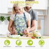 Регулируемые водонепроницаемые кухонные фартуки для модной и милой готовки, кофе, выпечки, маслостойкие, грязеотталкивающие фартуки, ресторанные принадлежности