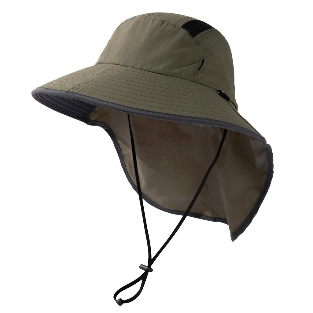 Шляпа Safari Hat для приключений Boonie Fishing UV Military Sun Hat с шейным вырезом и подбородком Wide UV Hiking [TOP-EX] Мужская, Шляпа, Складная, Шляпа, Шляпа, Защита, Шляпа, Шляпа,