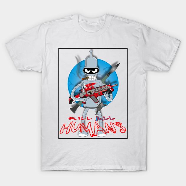 T Shirt Women Kill All Humans Harajuku Print Kawaii Tshirt Summer Short Sleeve Female T-Shirt Top Tee