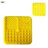 1pc Pet Lick Silicone Mat Dog Slow Food Plate Bathing Distraction Sucker Food Training Feeder Pet Supply