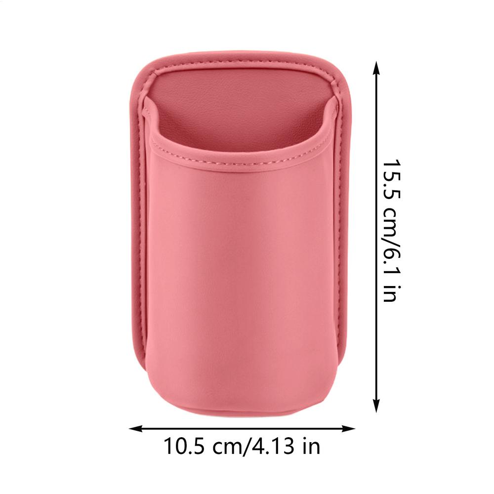 Универсальный подстаканник для двери автомобиля, ПУ, подставка для напитков, контейнер для хранения, органайзер-карман на спинку сиденья автомобиля, автомобильные аксессуары