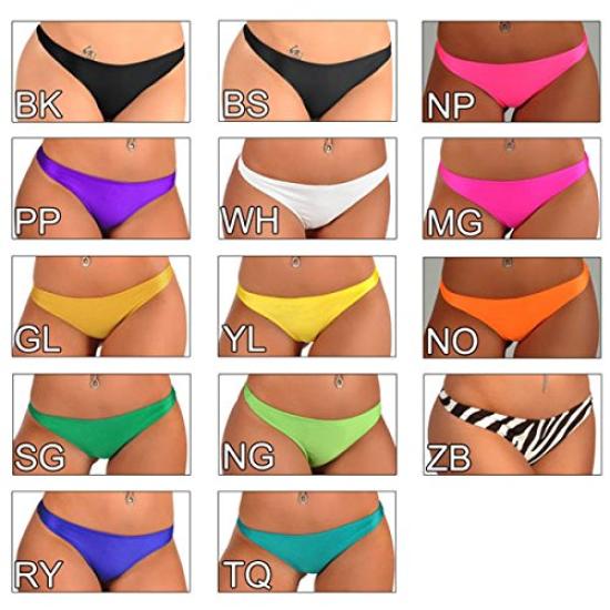 Пляжная одежда Простой бразильский низ Купальник Продается отдельно Размер бикини Зеленый [Sanas] Т-спинка (M (японский М), (SG) глянцевый)