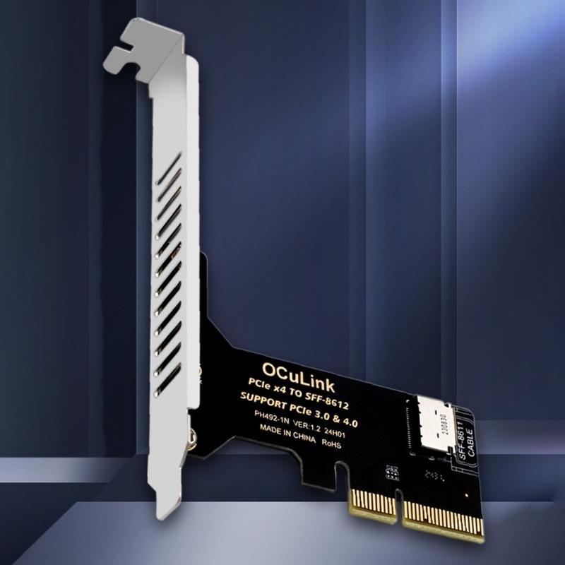 Multifunction PCIe Expansion Adapter Card Pcie To SFF8611 SFF8612 Hard Disk Converter For Storage Device