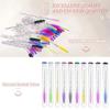 50pcs Reusable Eyelash Brush Tube for Disposable Mascara Wands Applicator Replaceable Dust-proof Eye Lash Eyebrow Brush Tube
