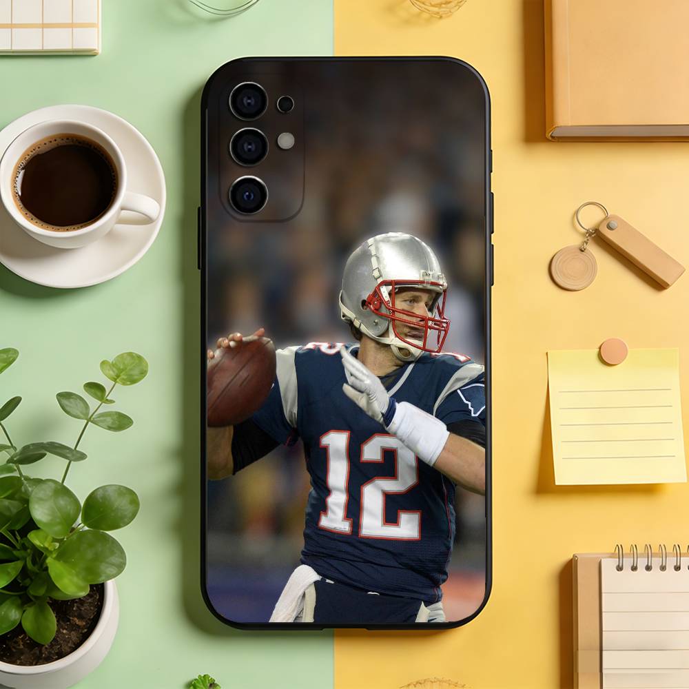 Tom Brady Phone Case For Samsung S25,S24,S21,S22,S23,S30,Ultra,S20,Plus,Fe,Lite,Note,10,Black Cover