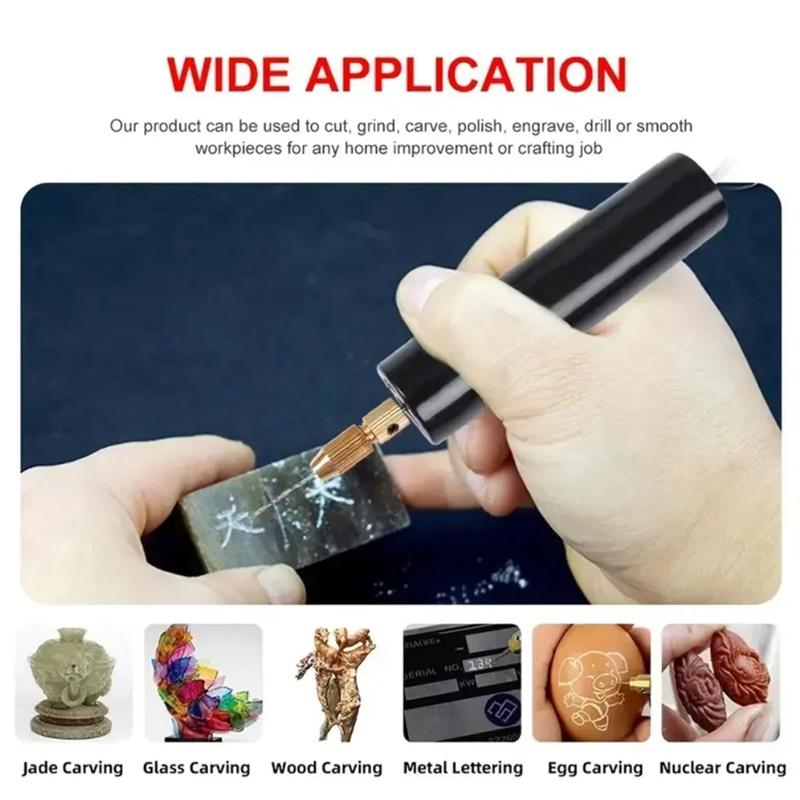 ABJI-Маленькая ручная полировальная машина для нефрита DIY Электрическая USB Для изготовления украшений из эпоксидной смолы Дерево Резьба Ручка Инструмент