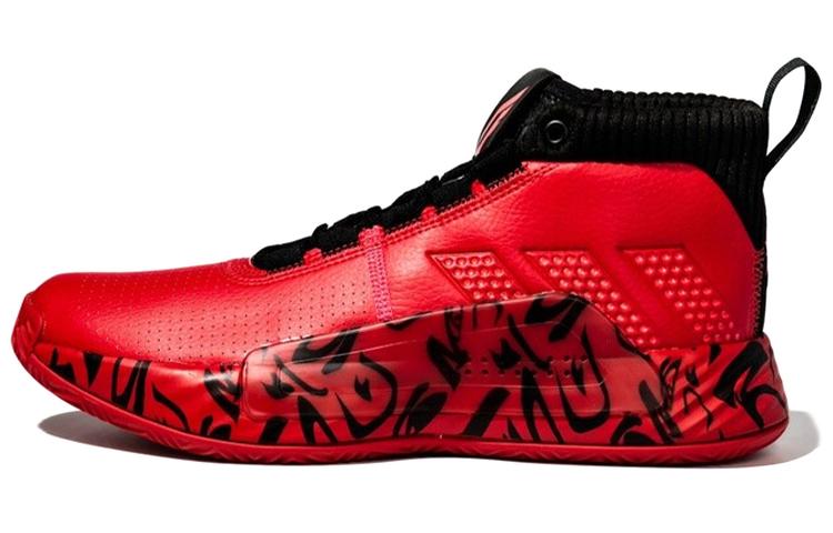adidas Кроссовки Dame 5 Mid Top Большие Красные EE4046