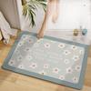 Bathroom Anti-slip Floor Mat Wet and Dry Separation Splash-proof Soft Diatom Mud Foot Pedal Toilet Door Absorbing Pad Easy To Dry