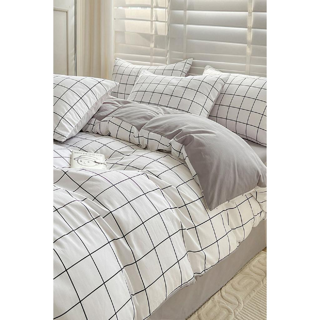 Комплект пододеяльников на подкладке, одинарный, белый, маленький, квадратный, маленький