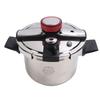 6L Pressure Cooker 80KPA 304 Stainless Steel Universal Rotary Pressure Cooking Pot for Gas Stove