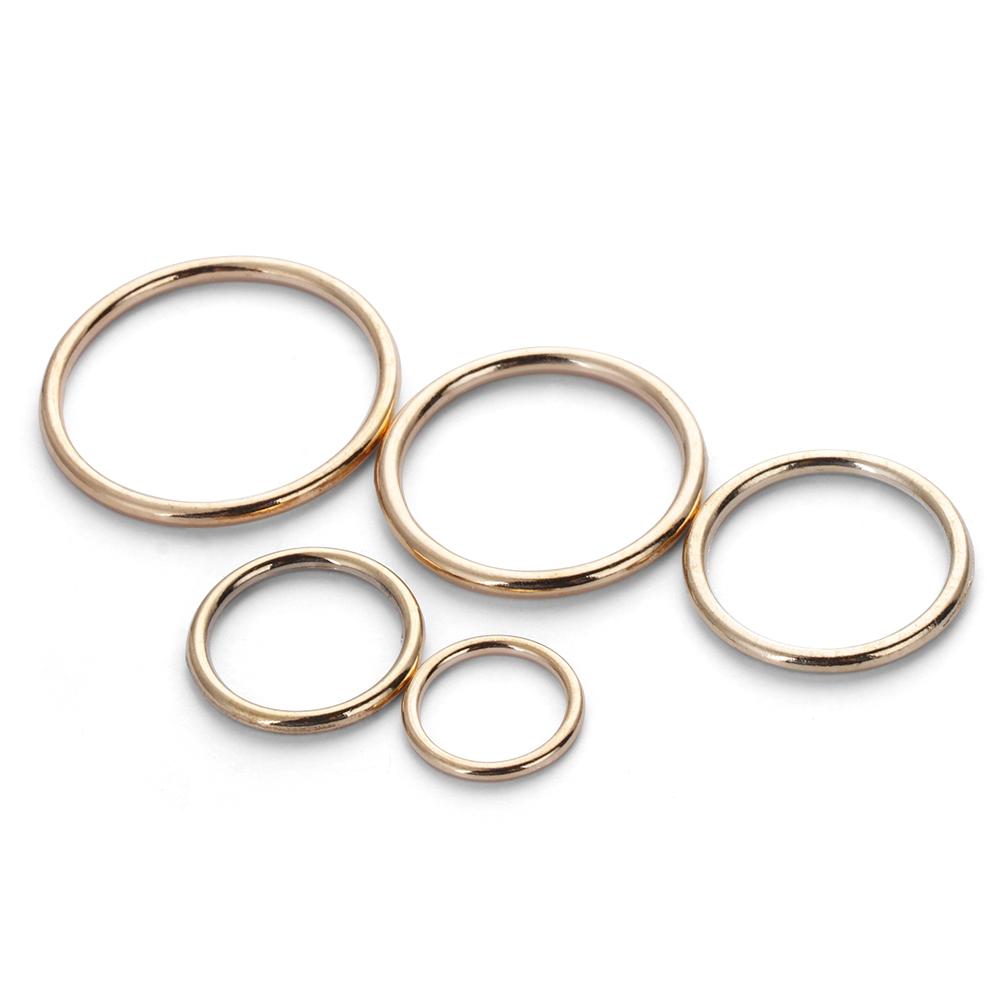DIY Craft Supplies Pet Collar Webbing Sewing Accessories Metal Buckle Bag Parts O Ring