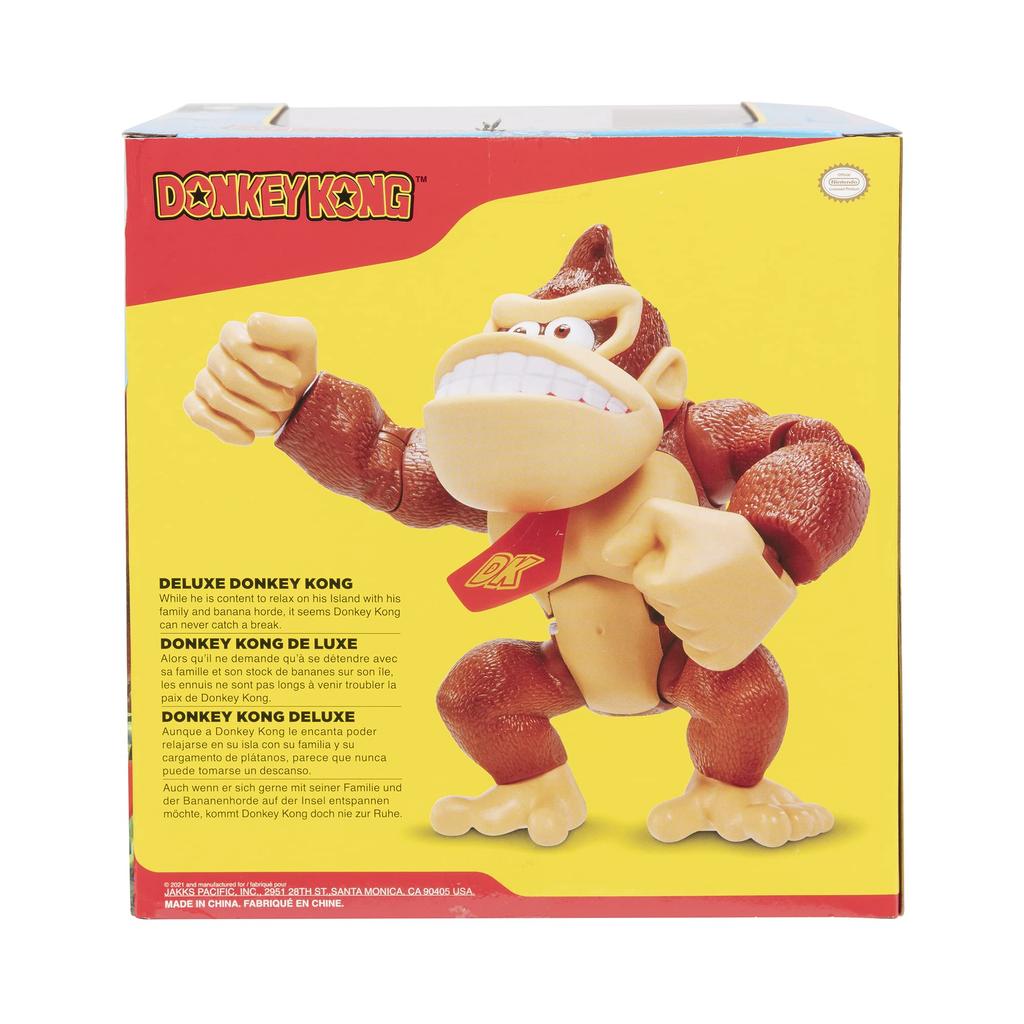 Nintendo Super Mario 15cm Tall Donkey Kong Action Figure with Pose Perfect for Play and Display for Kids and Collectors Ages 3 and 6" / Function, Up.