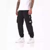 Повседневные спортивные брюки мужские свободные длинные вставки фитнес бег тренировочные брюки