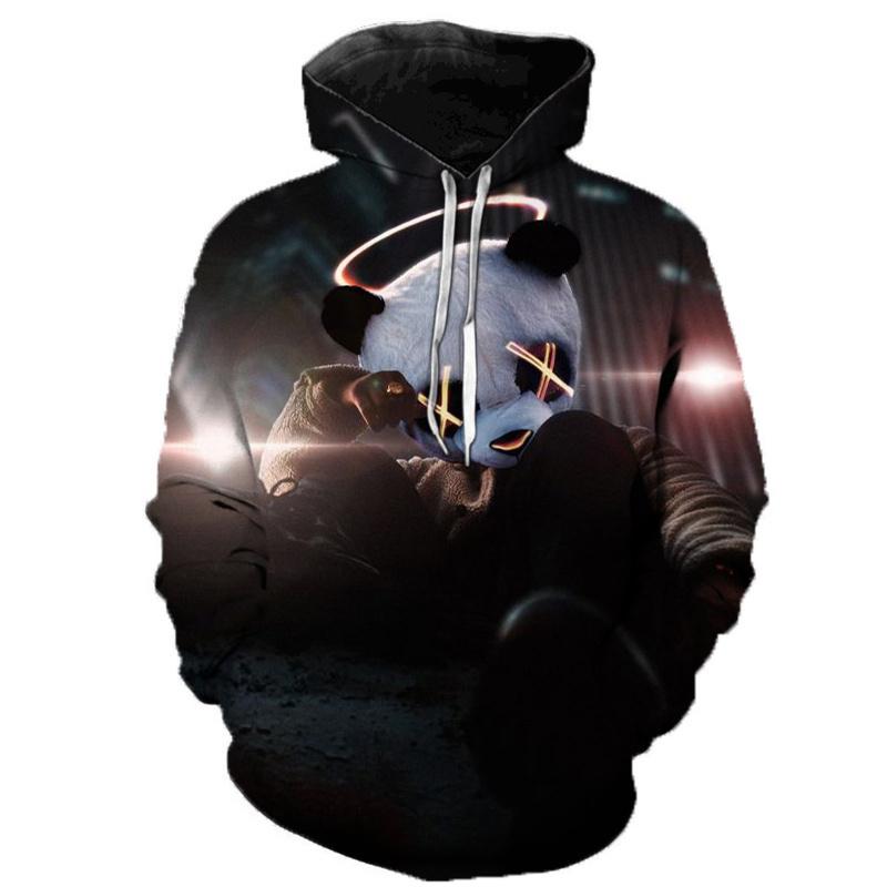 2023 New Fashion Black and White Cat 3D Hoodie Sweatshirts Pullover Men Women Casual Streetwear Plus Size Hoodies