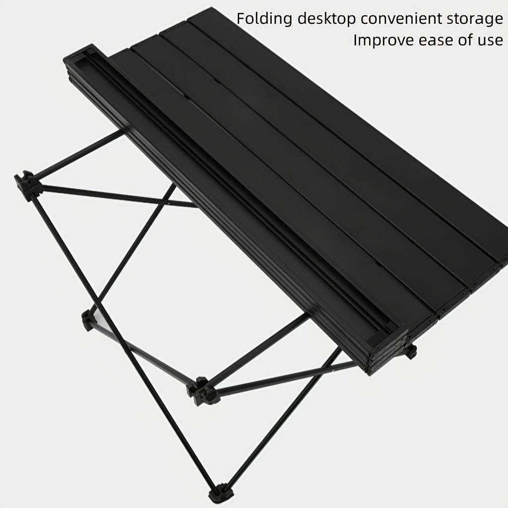 Портативный складной алюминиевый стол, 1 шт. - ультра портативный, компактный и прочный, подходит для пикников на открытом воздухе, кемпинга, барбекю