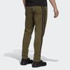 Adidas Флисовые зимние брюки с тремя полосками Мужские штаны Оливковые H44174
