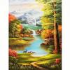 Full Round Diamond Painting Landscape DIY Diamond Embroidery Cross Stitch Handmade Art Kit Home Decor 30x40cm/12x16inch