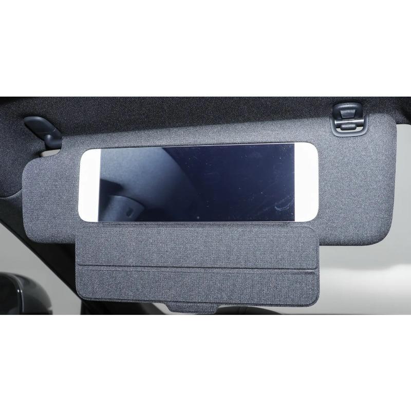 Sun Visor with Makeup Mirror Shade Magnetic Fabric Suede Left Right for Xiaomi SU7 Brand New