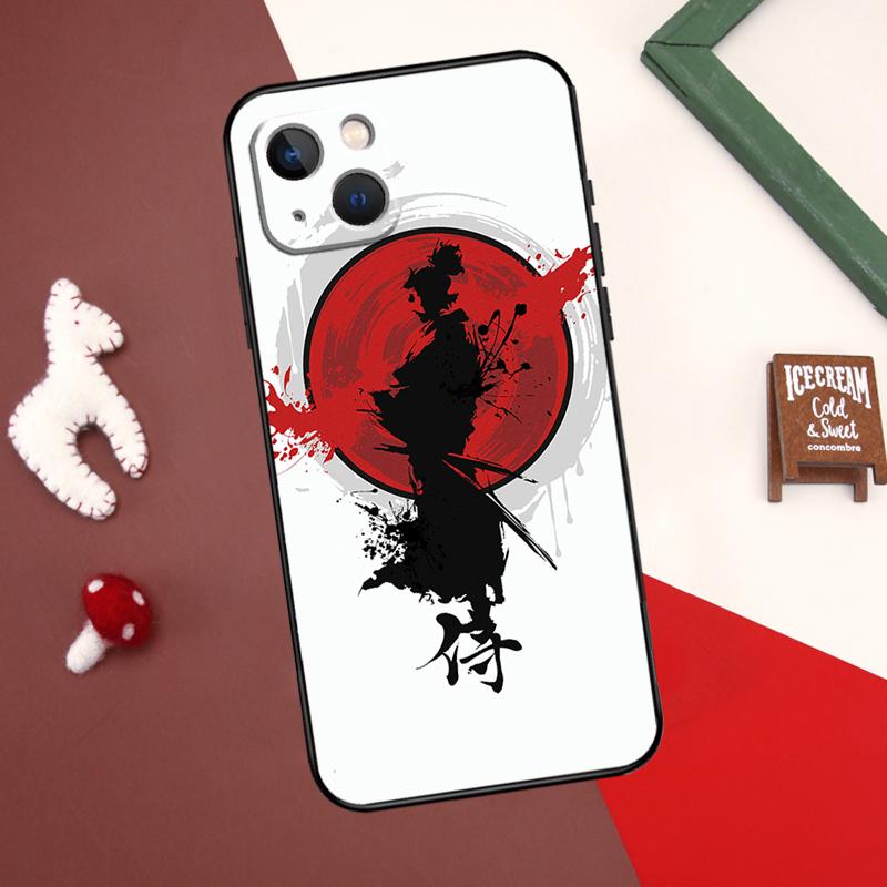 Японский чехол Bushido Samurai для iPhone 12 11 13 14 15 Pro Max 12 Mini 7 8 Plus X XR XS Max SE 2020, чехол для телефона