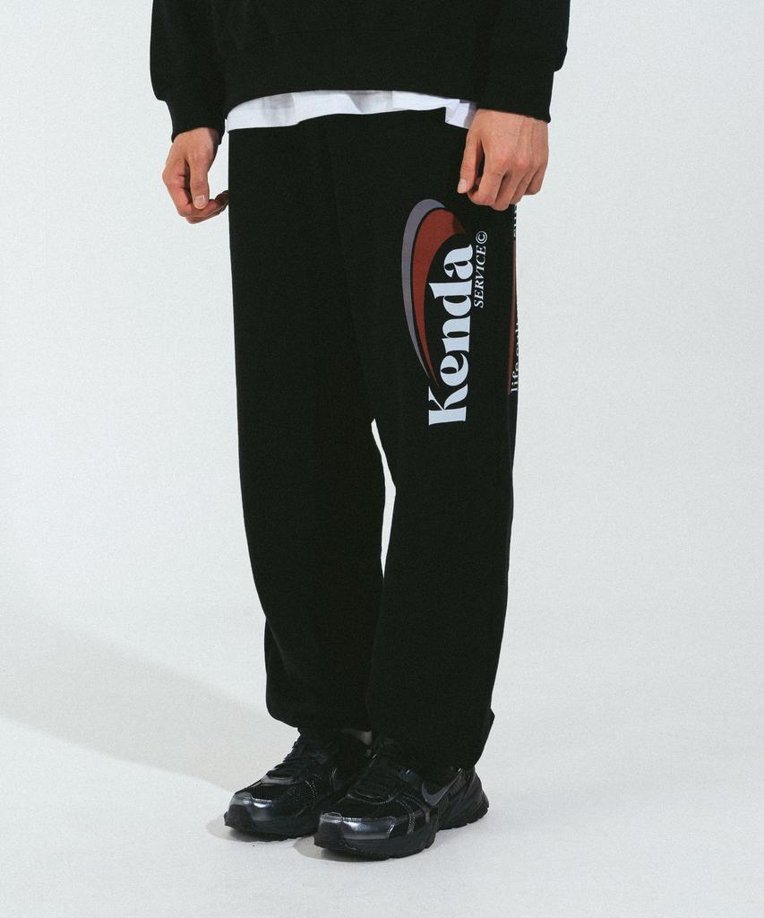 KENDA Slash Logo Sweatpants (Black)