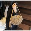 New Versatile Tassel Straw Bag Shoulder Messenger Bag Handmade Hollow Woven Bag Women's Bag Seaside Vacation Beach Bag