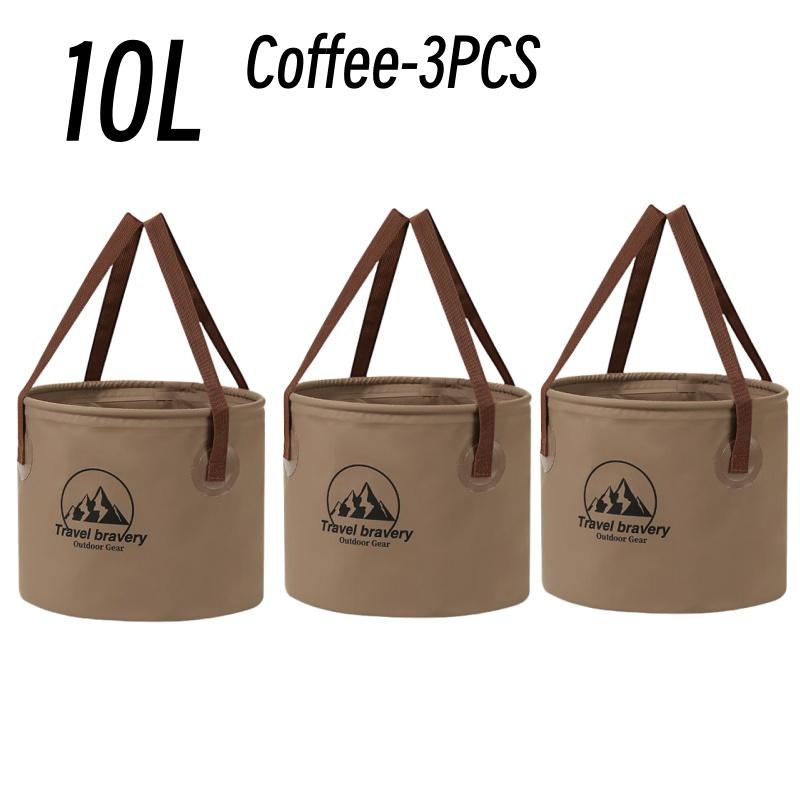 Durable Multi-functional Portable Basins Waterproof Collapsible Sink Bucket Travel Basin Camping Hiking Storage Bucket 10L/20L