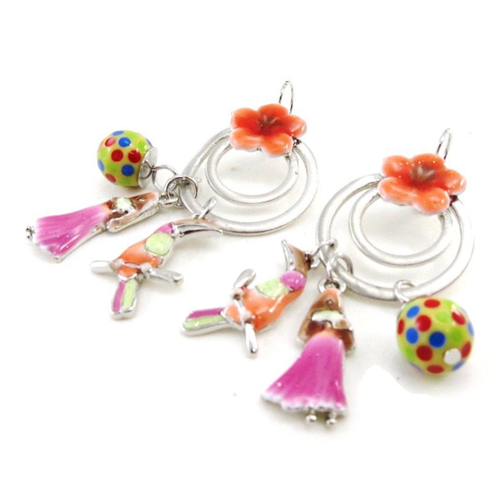 NOA [I9934] - Multicolor 'Vahiné' Designer Earrings