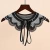 Lapel Fake Collar Shawl for Women Neck Decorative Chocker Necklace Women Detachable False Collar Doll Ladies Half Shirt Collars