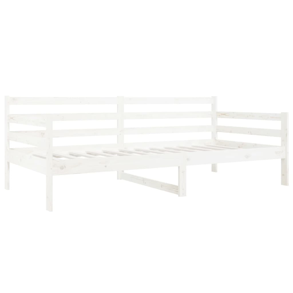 Daybed without Mattress White 90x190 cm Solid Pine Wood