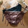 2022 New Plus Size Lace-Up Low-Waist Sexy Panties - Cute Bandage Triangle Style for Women & Teens