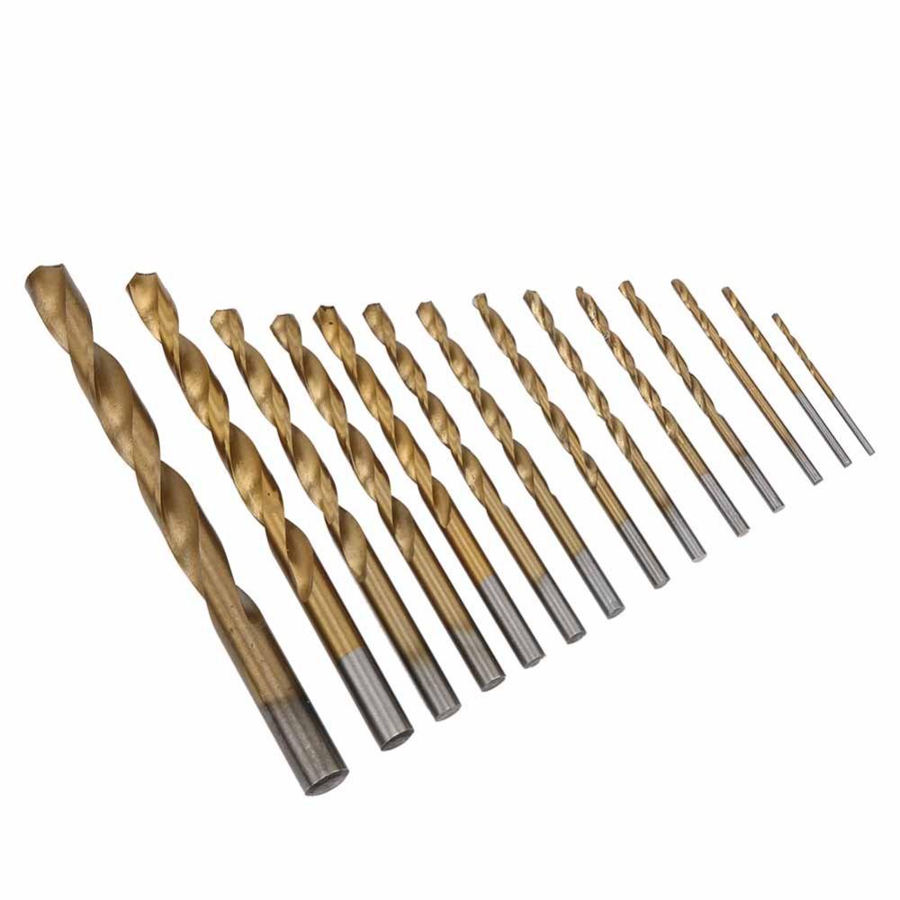 99pcs Round Shank High Speed Steel Drill Bits HighSpeed Steel Jobber Drill Bits  Hardened Metal