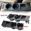New Double Hole Car Styling Front Center Console Storage Box Coin + Cup Holder For BMW E46 Series 1999-2006 51168217953