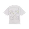 Off-White Высококачественная разноцветная бриллиантовая уличная мода Легкая роскошь Универсальная футболка Унисекс Топы OFFTEGOFF068Q
