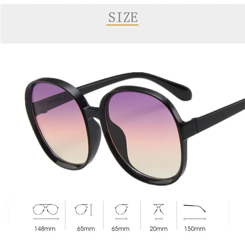 Круглые солнцезащитные очки женские большие фирменные дизайны женские модные мужские пластиковые уличные градиентные солнцезащитные очки UV400 Gafas De Sol