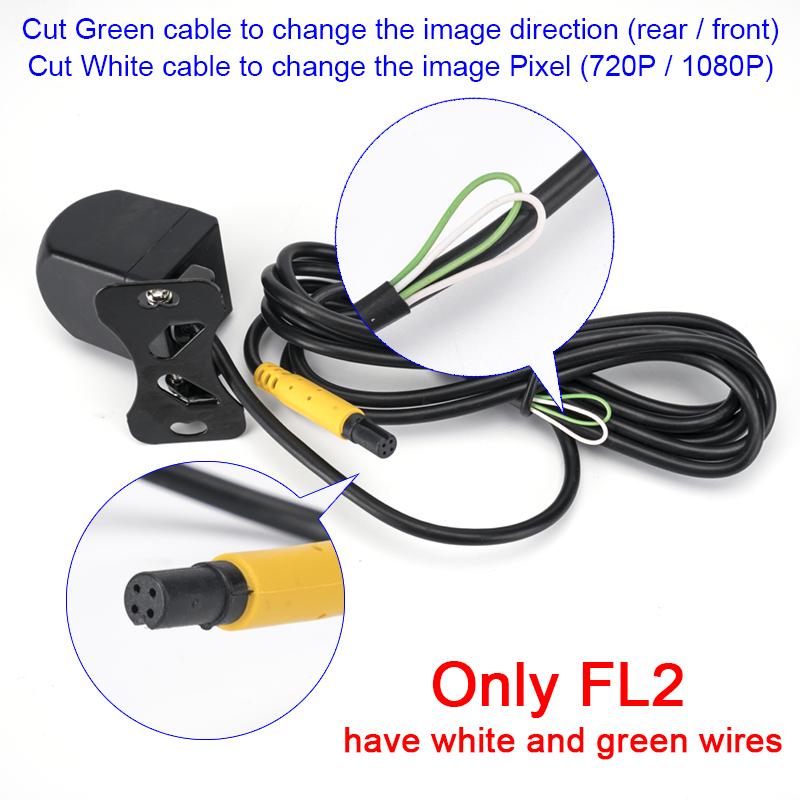 1080p Ahd Автомобильная камера заднего вида с 4-контактным разъемом для автомобильного видеорегистратора, автомобильное зеркало, видеорегистратор, водонепроницаемая камера заднего вида с разъемом 2,5 мм, не универсальная