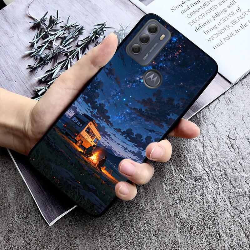 Чехол для телефона для Moto G85 G55 G05 G14 G75 G31 G50 G10 G20 G30 G60 G13 G32 G84 G54 G53 G72 G24 Power Япония Автомобиль Аниме