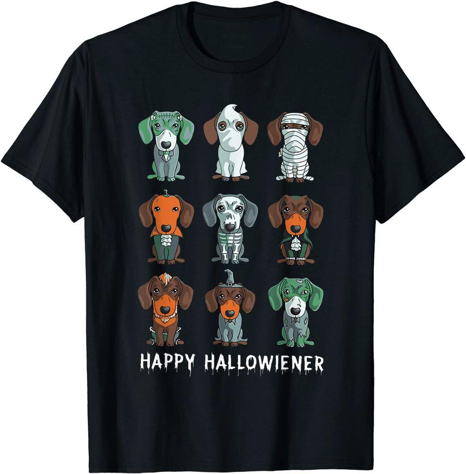 Dachshund Happy Halloweiner Funny T-Shirt Classic T-shirt