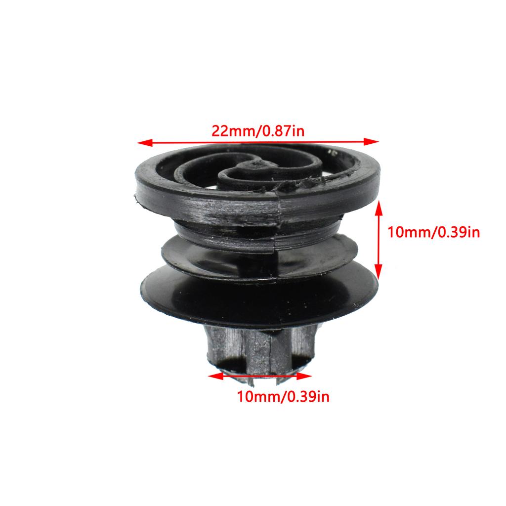 30 шт. фиксатор дверной карты автомобиля, зажимы для обшивки панели для VW Volkswagen Jetta Golf Mk4 Passat B5, внутренние заклепки, зажим для крепления