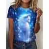 Летние футболки с 3D-принтом для женщин, уличная одежда, повседневная мода с животными, футболка Y2k с коротким рукавом, футболки с круглым вырезом, топы, одежда