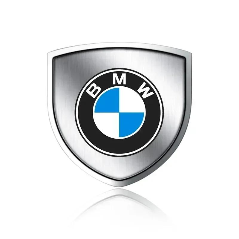 CCN1 X4 X5 X6 2025 Car For BMW 1Pcs 3D Metal Auto Door Shield Emblem Car Body Badge Sticker Styling For BMW M Performance M3 M5 M6 E7