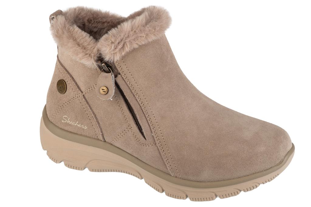 Skechers Easy Going - High Zip 2, женские бежевые зимние ботинки
