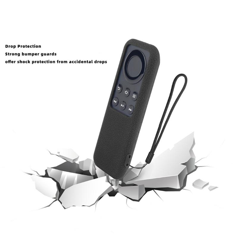 1 упаковка чехла для пульта Firtvstick Силиконовый защитный чехол Пульт дистанционного управления с ремешками Противоскользящий Ударопрочный Компактный