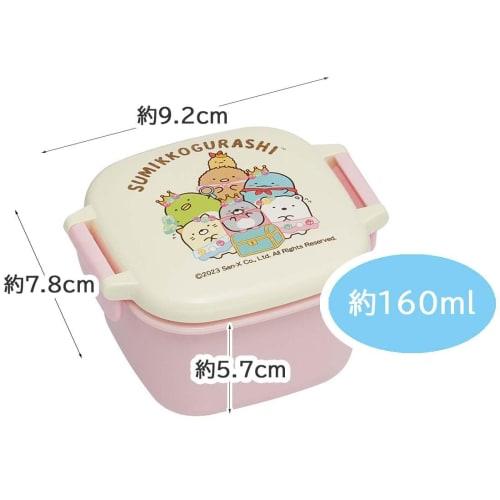 Skater Мини-коробка для бэнто 160 мл, контейнер для десерта, держатель для тарелок, маленькая посудомоечная машина, микроволновая печь, ОК, Sumikko Gurashi Mole House, сделано в Японии RC1A-A