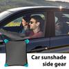 Winde Screen For Car Adjustable Automobile Privacy Sun Shade Elastic Sun Screen Blocker With Suction Cups Fits Sedans Trucks