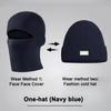 Men Winter Hat Knitted Pure Color Elasticity Keep Warm Thick Ear-protecting Cap Father Grandfather Headwear Outdoor Cap