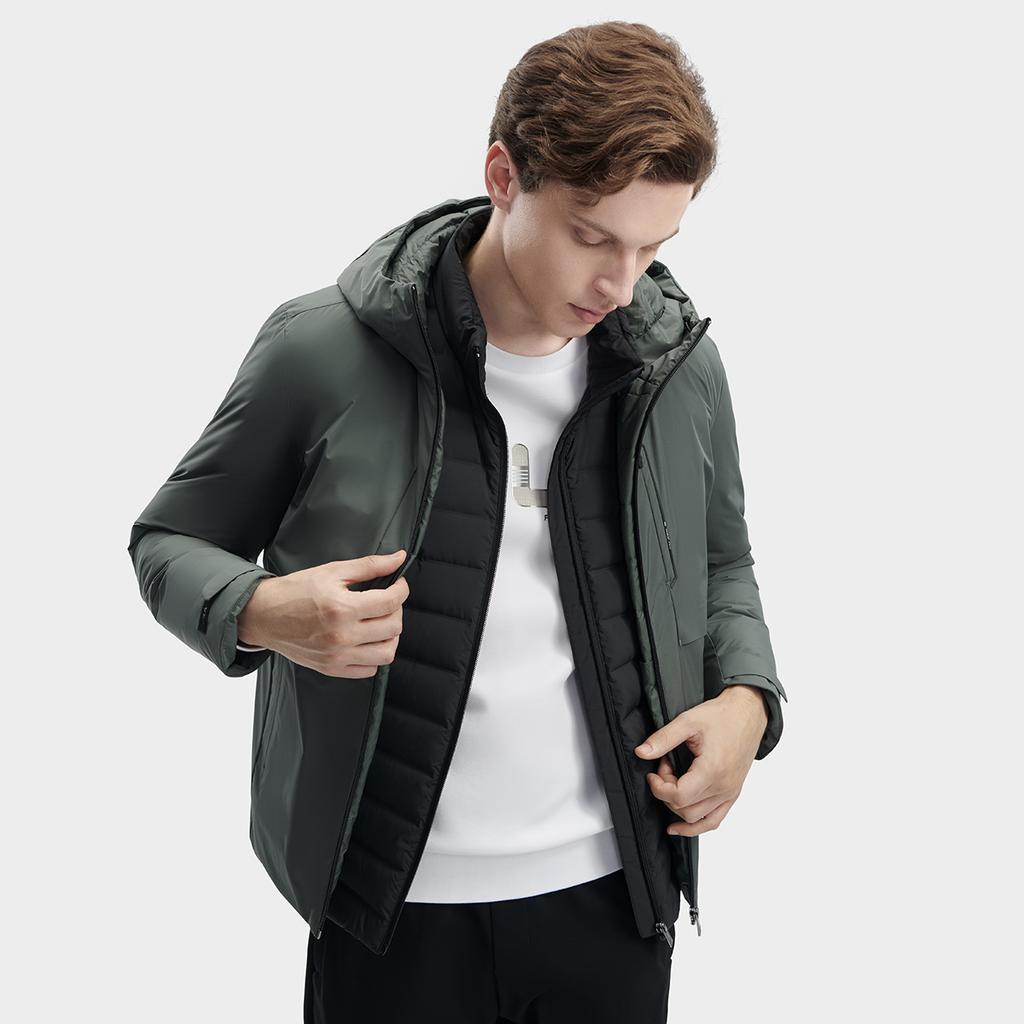 New FILA Down Jackets Men's Green F11M342911F-GN